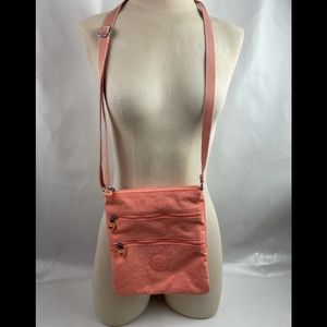 Kipling Salmon Cross Body Bag